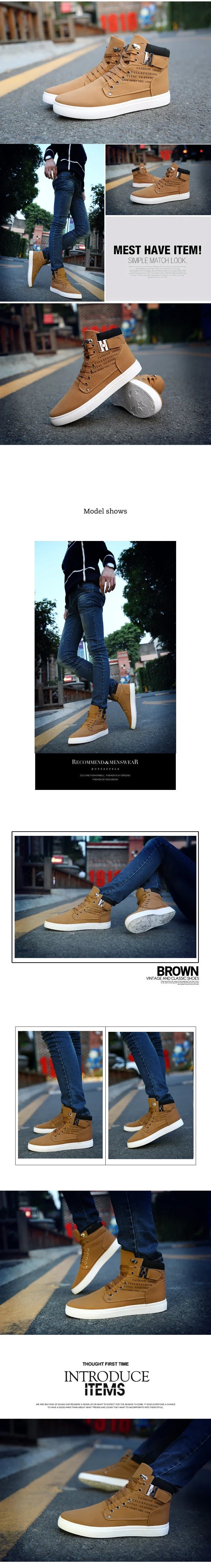 Men's Sneakers Comfortable Casual Shoes for Men Fashion Non-slip Platform Shoes Brand Mens tennis Shoes Boots Masculino