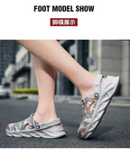 Flat Sandals Men Shoes EVA Slippers Garden Platform Sandals Man Summer Sandals New Male Sneakers Outdoor Flip Flops Home Clogs