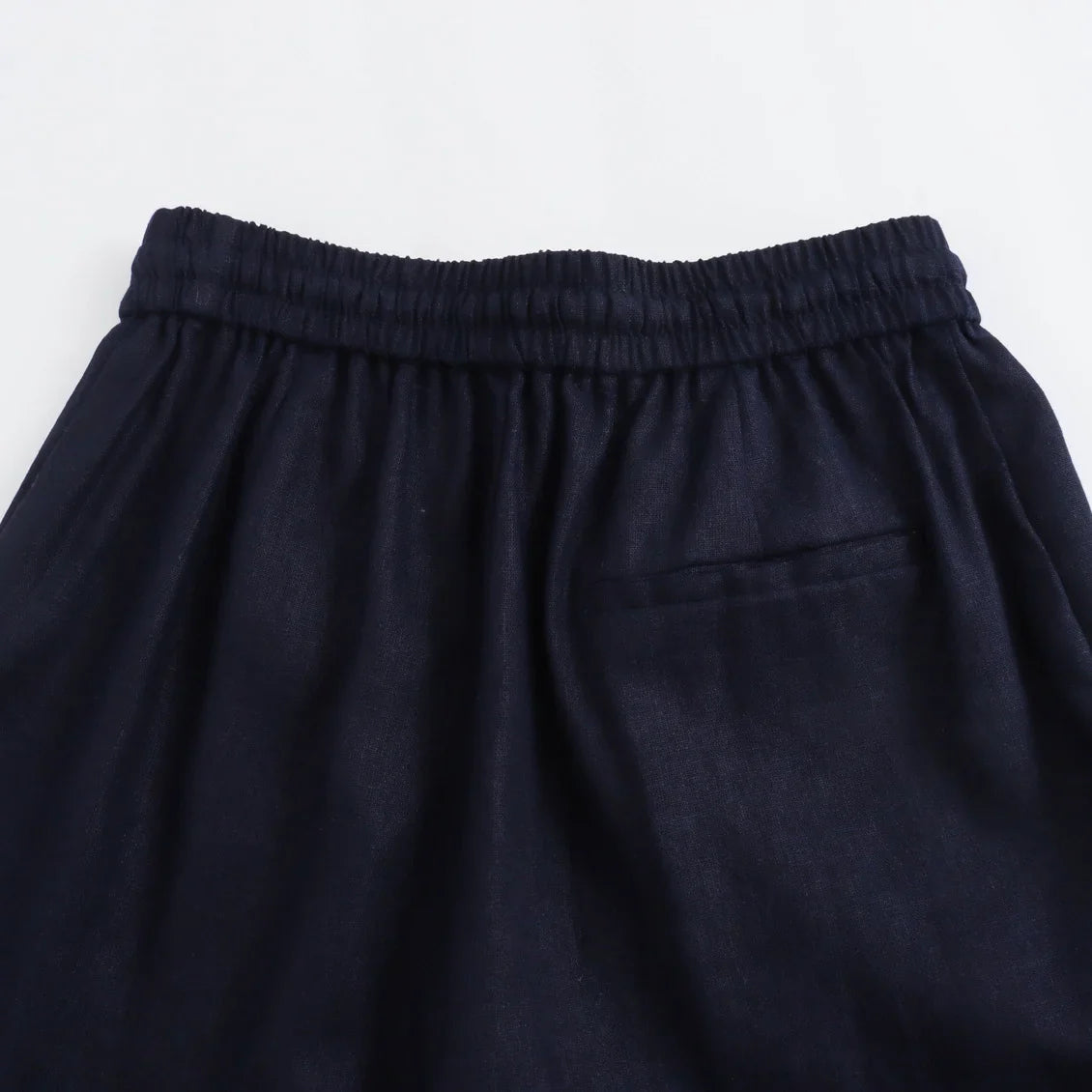 TRAF Women Fashion Spring Summer Lace-up Linen Blended Straight Pants Pocket Office Lady Chic High Waist Trousers Mujer