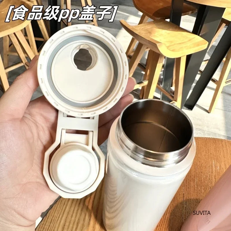 Tyeso Stainless Steel Thermos Water Bottle Portable Sport Vacuum Flask Keeps Cold and Heat Thermal Mug Insulated Car Tumbler Cup