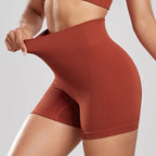 Women's Solid Color High Waist Simple Yoga Fitness Daily Ribbed Sports Cycling Leggings