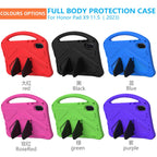For Honor Pad X9 2023 11.5 inch Case EVA Foam Portable Hand Holder Kids Safe Shockproof Stand Tablet Cover