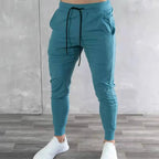 Muscle Fitness Brothers New Summer Trend Casual Sports Pants Outdoor Running Breathable Lightweight Small Foot Pants