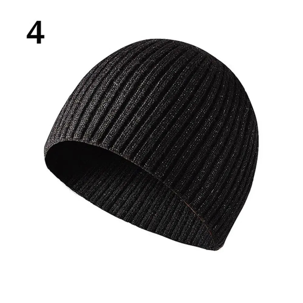 High Quality Woman Men Solid Cute New Warmer Bonnet Knitted Beanies Female Beanie Caps Winter Autumn Hats For Skiing Fishing
