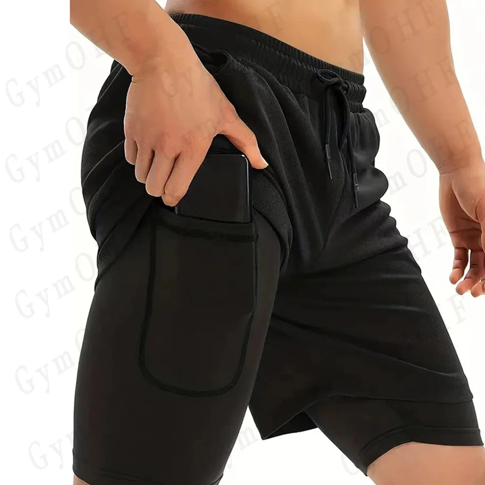 Men's sports shorts, spider print compression shorts, informal, training, running, 2-in-1, Y2K order shipped directly