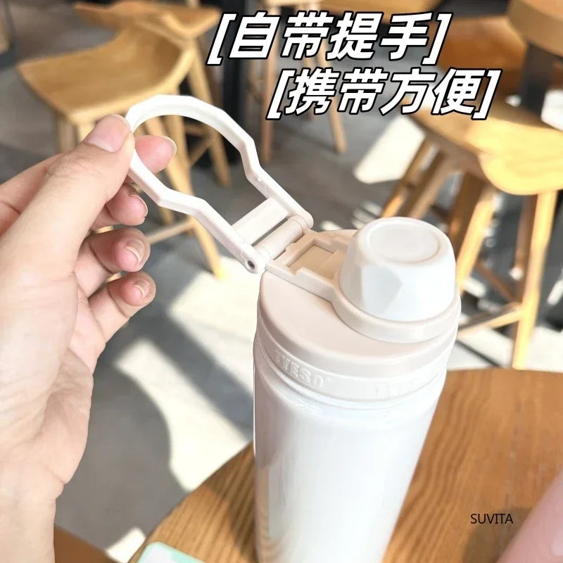 Tyeso Stainless Steel Thermos Water Bottle Portable Sport Vacuum Flask Keeps Cold and Heat Thermal Mug Insulated Car Tumbler Cup