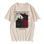 Lady Gaga Mayhem Mexico Live New T-shirts Fashion Men/women Clothing Retro Harajuku High Quality Clothes Cotton for Fans TShirts