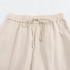 TRAF Women Fashion Spring Summer Lace-up Linen Blended Straight Pants Pocket Office Lady Chic High Waist Trousers Mujer