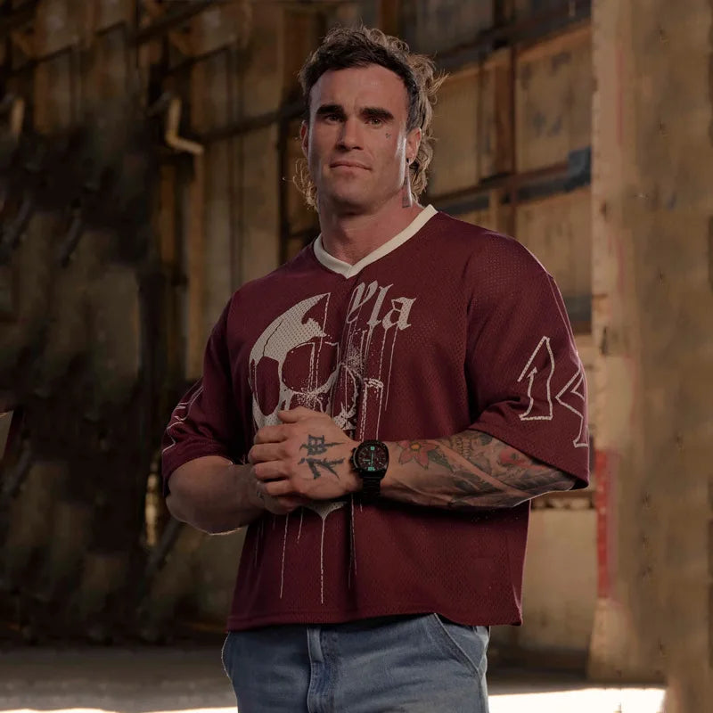 YA T-shirts Men Summer New Sports Leisure Round Neck Fashion Loose And Comfortable Clothing Gym Running Shirts man