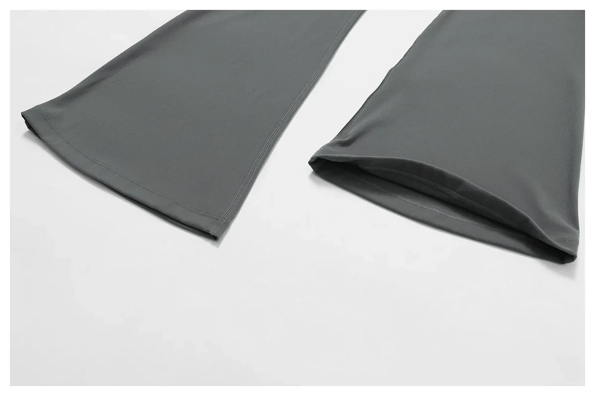 V-shaped Hip Yoga Pants Flare Leggings Women High Waist Wide Leg Pants Women Gym Fitness Sports Flared Pant Dance Trousers