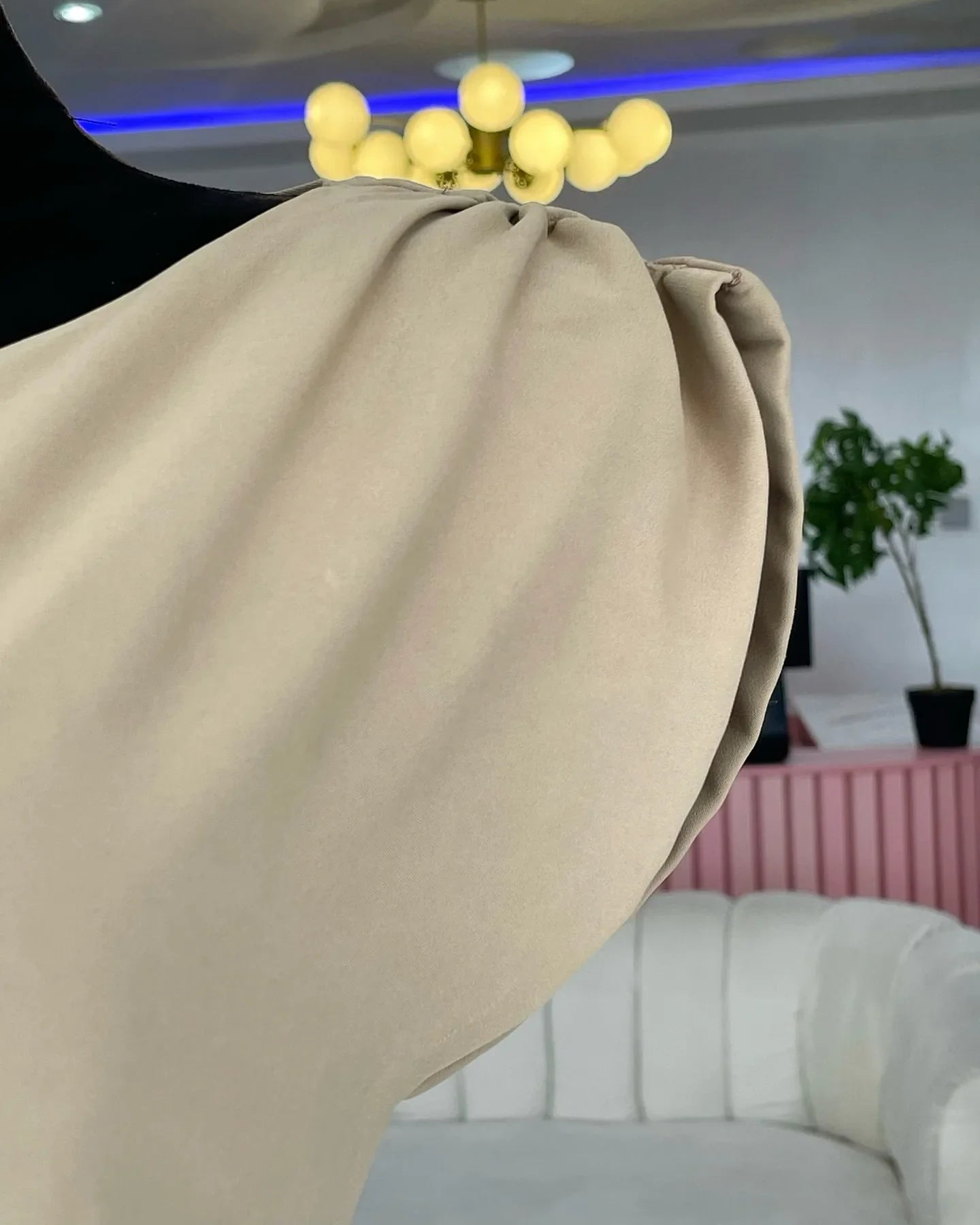 CM.YAYA Women Ruched Shoulder Big Swing Ball Gown Pleated Vintage Dress 2025 Sexy Club Party Evening High Street Dresses