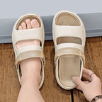 Summer Men's Outdoor Sandals Slippers Beach Comfortable Slides Soft Clogs Men Casual Water Garden Shoes Men Women Beach Sandals