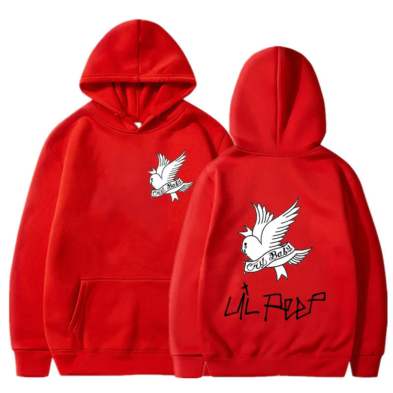 New Autunm Men Lil Peep Printed Hoodies Men's/Women's Lil Love Streetwear Men Fashion Casual Hip Hop Sweatshirts Men Clothes