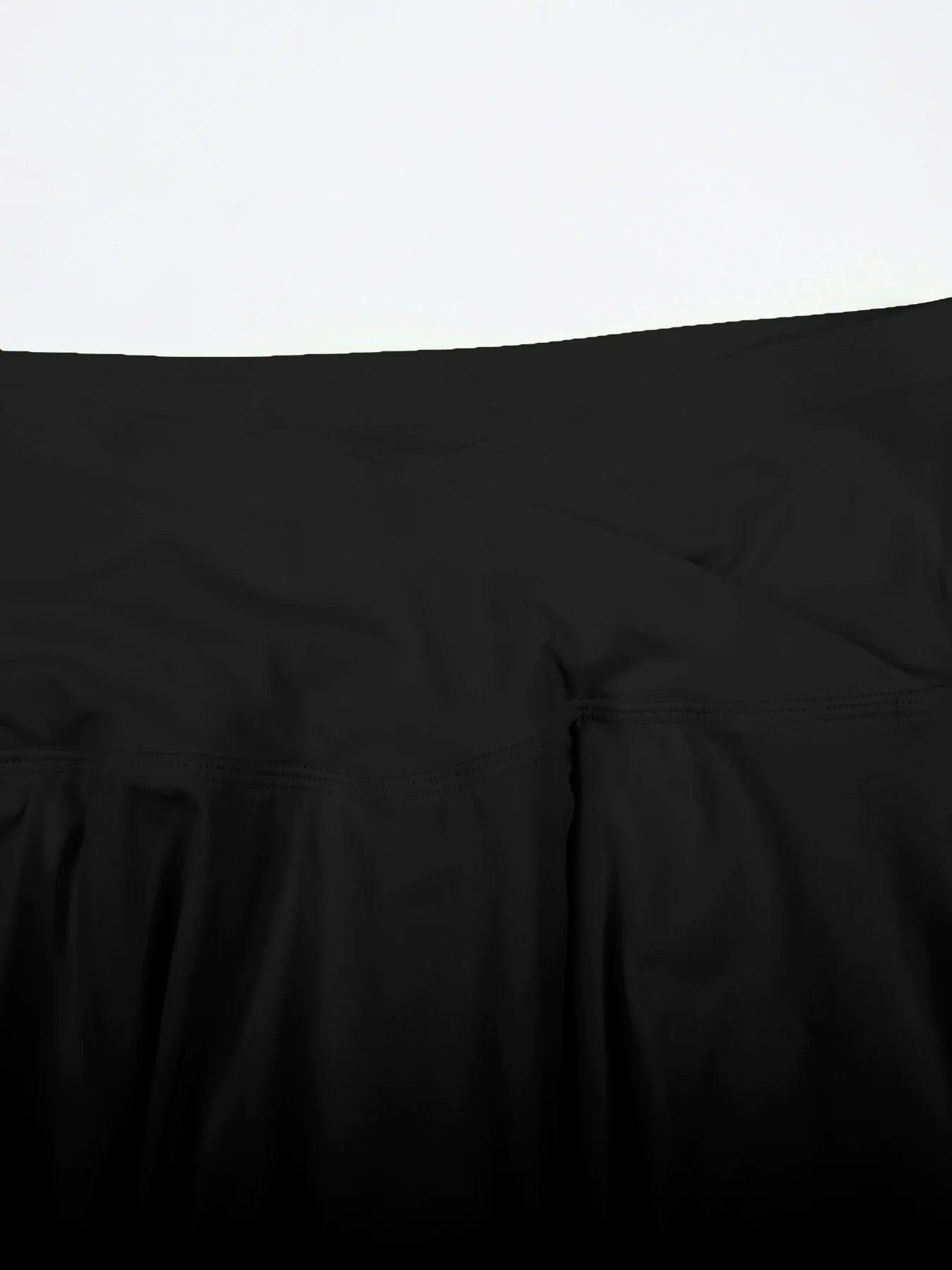 Womens Tennis Skirt with Pockets Crossover High Waisted Athletic Golf Skorts Running Workout Skirts 2 in 1 Fashion Streetwear