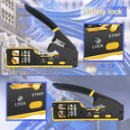 ZoeRax RJ45 Crimping Tool Ethernet Crimper for Cat6 Cat5 Cat5e RJ45 Pass Through Connectors and RJ12 Ends