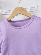 Girl's summer casual A-line dress with letter print | Machine washable, perfect for spring and summer outings