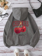 Cherries Cosh Valentine Funny Print Hoody Men Women Hip Hop Pullover Hoodie Loose Warm Sweatshirt Fashion Fleece Clothing Couple