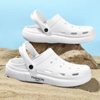 Cave shoes men's shoes outdoor sports sandals two-wear half slippers fashionable casual soft-soled beach shoes sandals