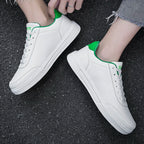 YRZL Men White Shoes Couple Casual Skateboard Shoes Comfortable Sneakers Lightweight Walking Women Tenis Shoes Plus Size 36-46