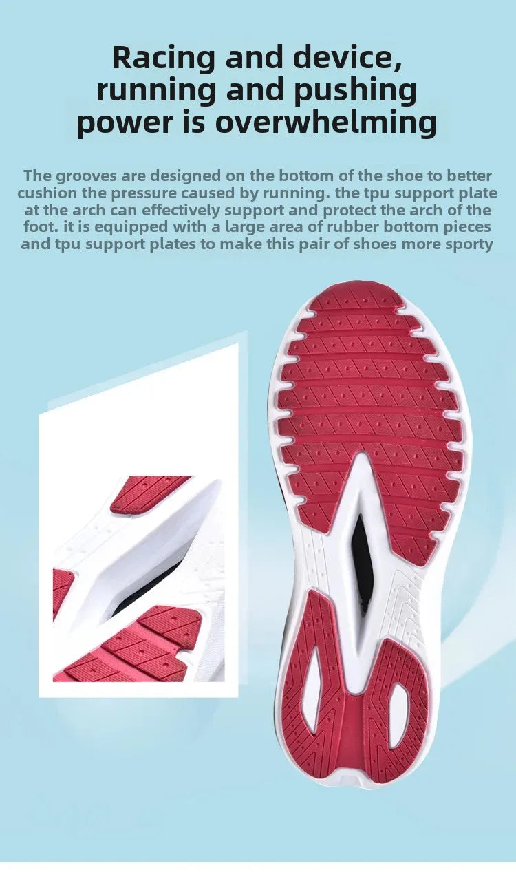 Fashionable Video Shock Absorption Running Shoes Sports Unisex Lightweight Mesh Breathable CLIMACOOL Technology Running Shoes