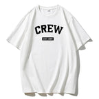 Blessyuki Summer Plus Size Cotton T-shirts Women 2023 Soft O-neck Letter Printed Tees Casual Short Sleeve All-match Female Tops