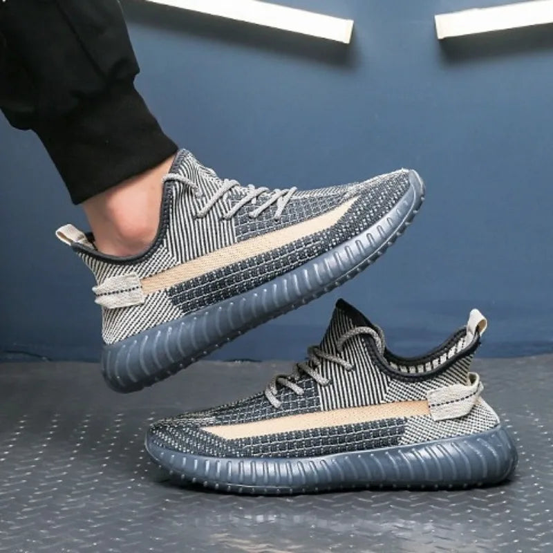 Mesh Breathable Coconut Shoes New Men's Shoes Summer 2025 Versatile Trend Casual Flying Shoes Student Sports Men's Shoes