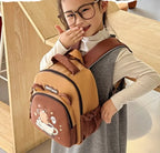 Children Capybara School Bag Cute Fashion Boy Girl Backpack Kids Kindergarten Rucksack Baby Gift