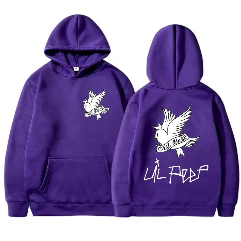 New Autunm Men Lil Peep Printed Hoodies Men's/Women's Lil Love Streetwear Men Fashion Casual Hip Hop Sweatshirts Men Clothes