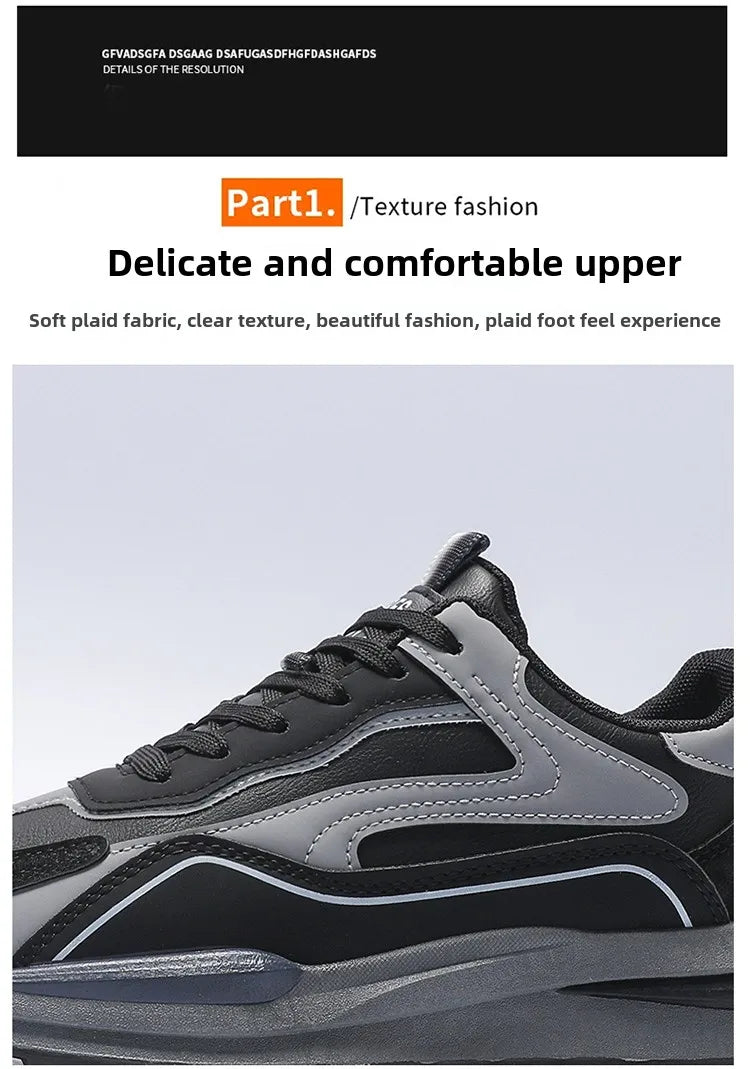 Waterproof Non-slip Wear-resistant Casual Sports Shoes For Men Spring 2025 New Arrival Work Shoes Trendy Footwear Spring Autumn