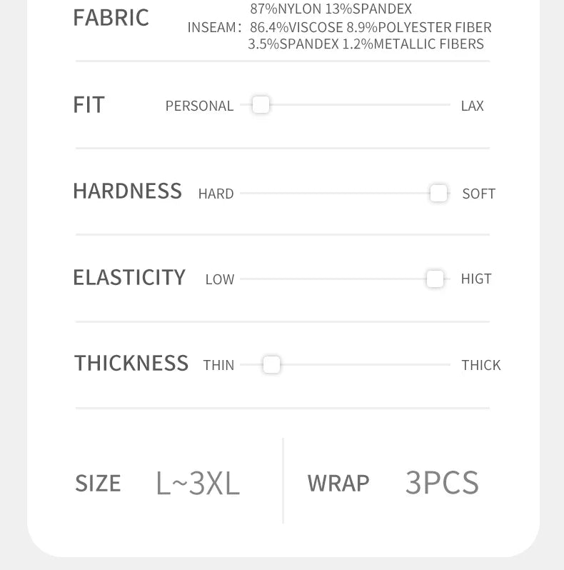 MIIOW 3Pcs Ice Silk Man Underwear Boxer Metal Fiber Antistatic Men Underpants Seamless Cut Hem Men's Panties Boxers Shorts Trunk