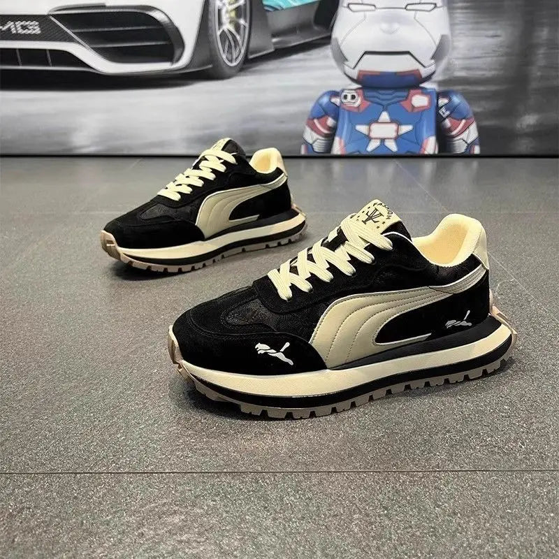 Casual Shoes Men's Sports Shoes Summer Casual Thick Soled Men's Shoes Soft and Comfortable Non-slip Outdoor Fashion Board Shoes