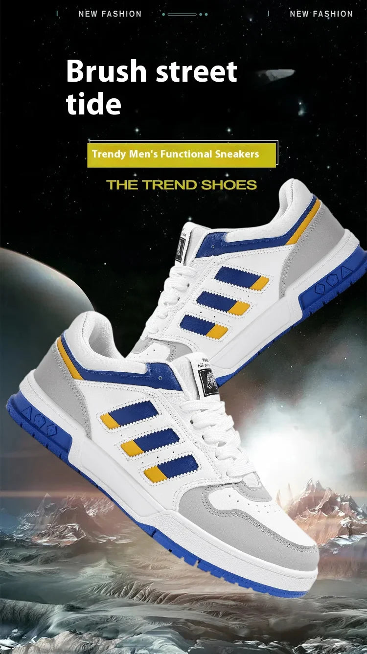 New lace-up breathable sports casual shoes for women classic low top student round head non-slip shoes for men