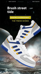 New lace-up breathable sports casual shoes for women classic low top student round head non-slip shoes for men