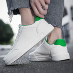 YRZL Men White Shoes Couple Casual Skateboard Shoes Comfortable Sneakers Lightweight Walking Women Tenis Shoes Plus Size 36-46