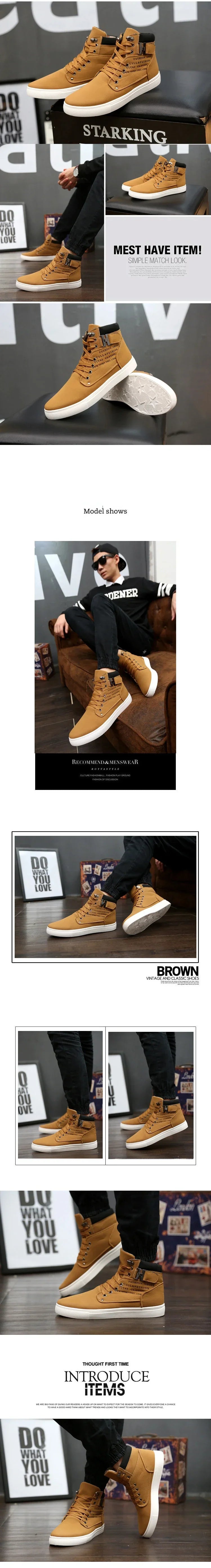 Men's Sneakers Comfortable Casual Shoes for Men Fashion Non-slip Platform Shoes Brand Mens tennis Shoes Boots Masculino