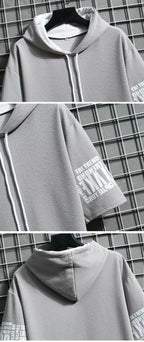 Hoodies Set Shorts Summer Suits Pullover Hat Casual T Shirt T-shirt Hood Print Clothing for Men Hoodie Men New Top Short Sleeve