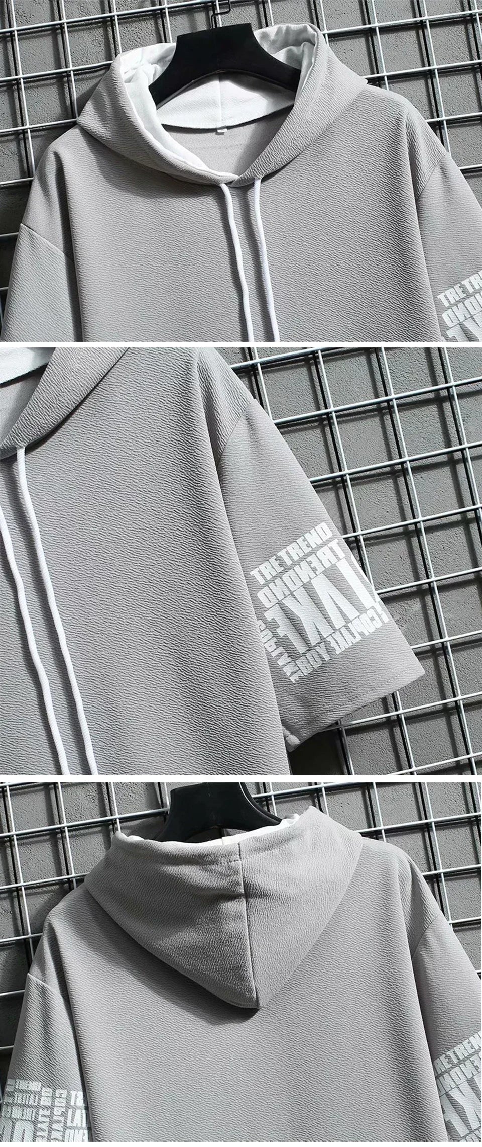 Hoodies Set Shorts Summer Suits Pullover Hat Casual T Shirt T-shirt Hood Print Clothing for Men Hoodie Men New Top Short Sleeve