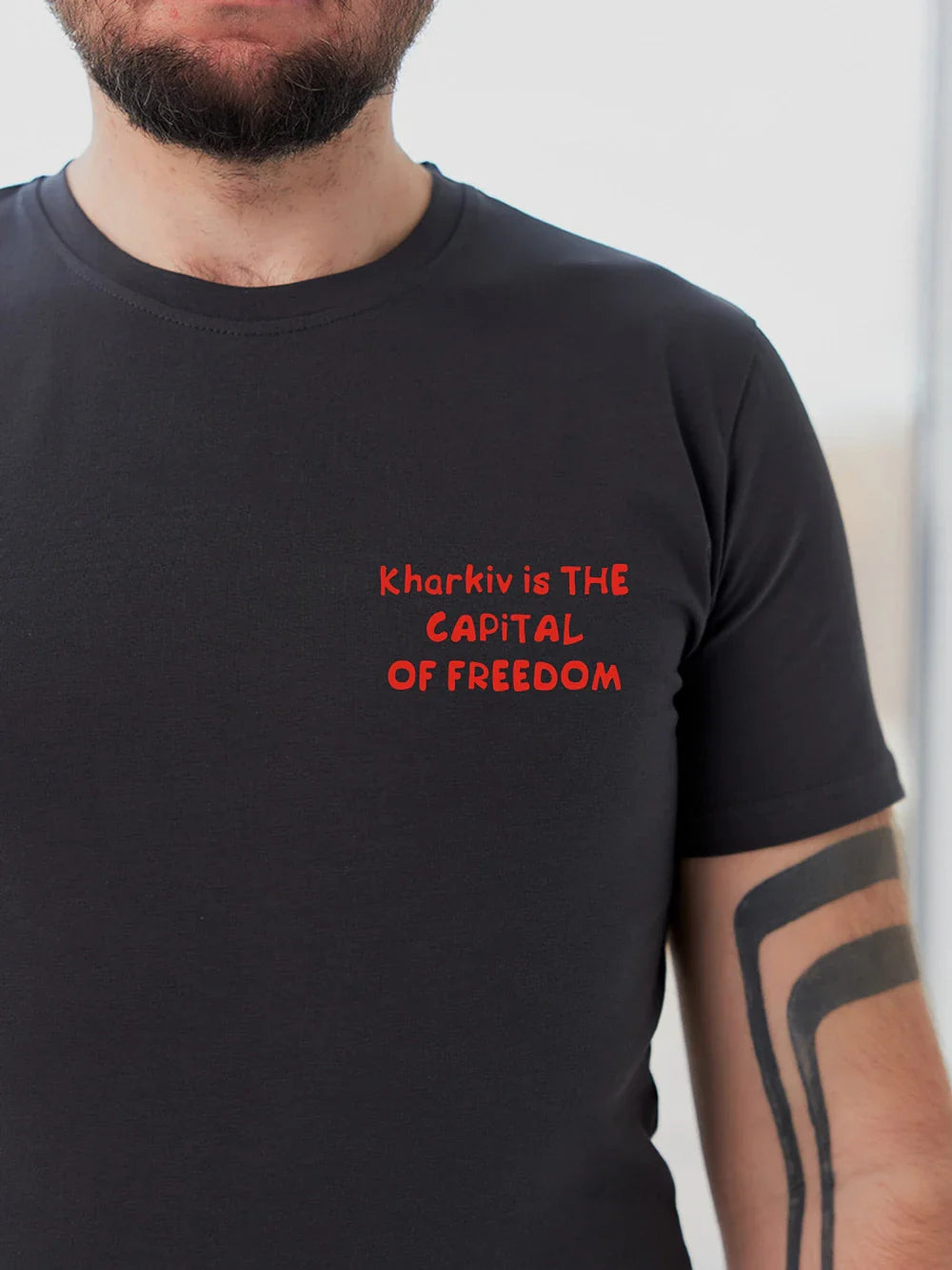 Summer Simple Fashion Print T-Shirt With Mariupol is The CAPiTAL of Freedom Women's Boutique Cotton Tee Drop Sleeve Unisex Shirt