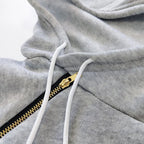 Sweatshirt Womens Dresses Pockets Fashion Casual Zip Neckline Sports Skirt Warm Simple Daily Autumn Hooded Comfort Autumn Winter