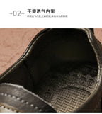 New Brand Men's Casual Leather Shoes Male Sneakers Comfortable Flat Shoes High End Fashion Lace Up Shoes for Men Tenis Masculino