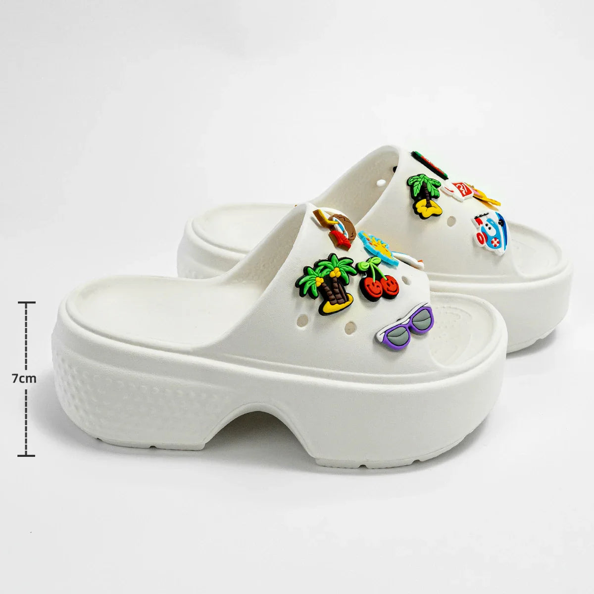 Fashionable and Versatile Cartoon Summer Beach Sandals Outdoor Thick-Soled Heightening Sandals E20