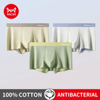 MiiOW Dry Breathable Summer Men's Panties Set Seamless Sexy Men Underwear Boxers Cotton Crotch Man Underpants Male Boxer Briefs