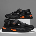 Fashion Hollow Men Sandals Summer Mens Casual Shoes Non-slip Platform Sneakers New Mesh Versatile Breathable Beach Sports Shoes