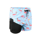 Summer New Polyester Digital Printed Anti-Embarrassment Quick-Drying Plus Size Boxer Swim Trunks, Suitable For Hot Springs. Men