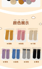 Girls socks Children's snow socks Autumn winter plush thickened warmth medium and large children's baby boys long cotton socks