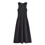 Dresses Summer Women's 2025 New Chic Slim Simple Elegant Holiday Dress Street Women's Comfortable Youth Dress
