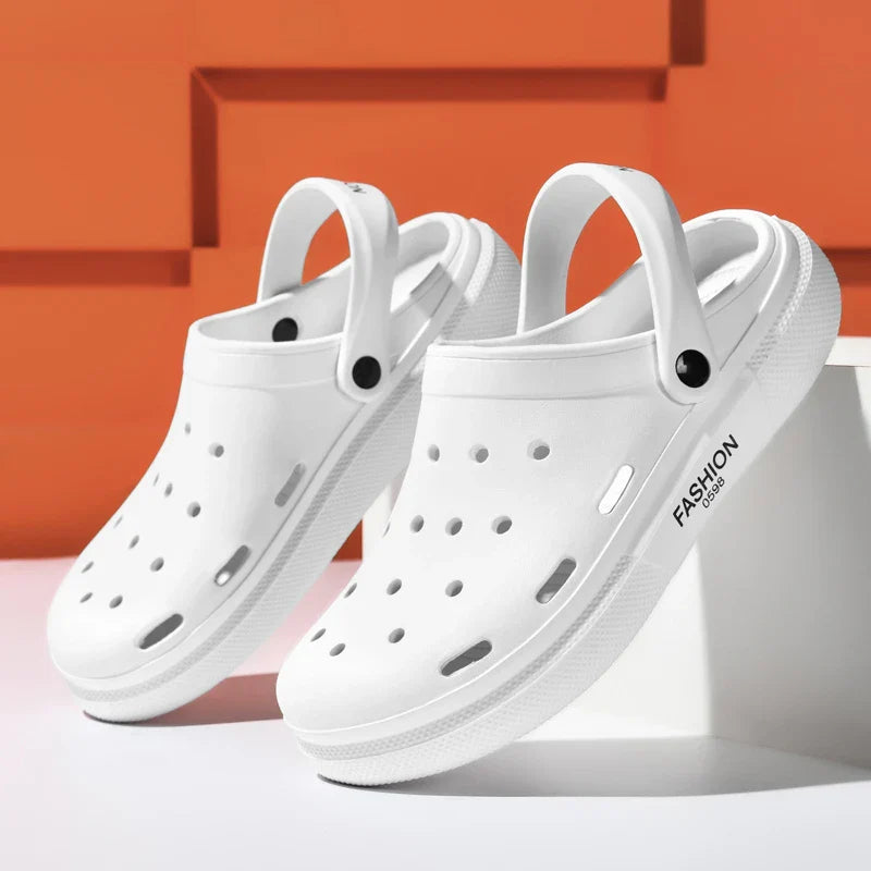 Cave shoes men's shoes outdoor sports sandals two-wear half slippers fashionable casual soft-soled beach shoes sandals