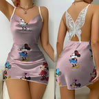 Back Butterfly Hollow out Design Women's Nightwear Romantic Female Suspender Sleeping Dress Summer Comfortable Pajama for Women