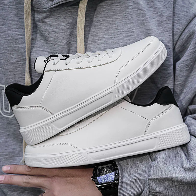 YRZL Men White Shoes Couple Casual Skateboard Shoes Comfortable Sneakers Lightweight Walking Women Tenis Shoes Plus Size 36-46