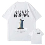Summer Keinemusik X Pacha T Shirt Men's Women Fashion Streetwear Cotton Short Sleeve Tee Hip Hop Sportwear Oversized Casual Tops